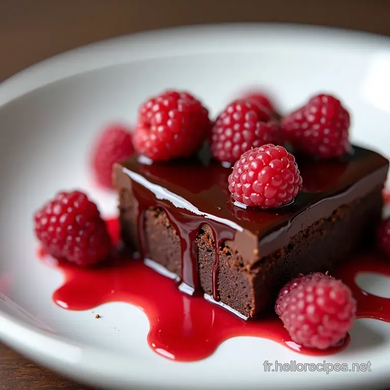 Moelleux Express au Chocolat Noir et Framboises Vegan