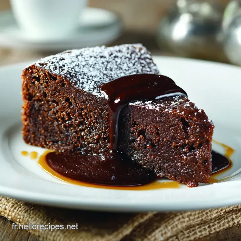 G&acirc;teau au chocolat et caf&eacute; : Le Moelleux Imp&eacute;rial avec gla&ccedil;age miroir.