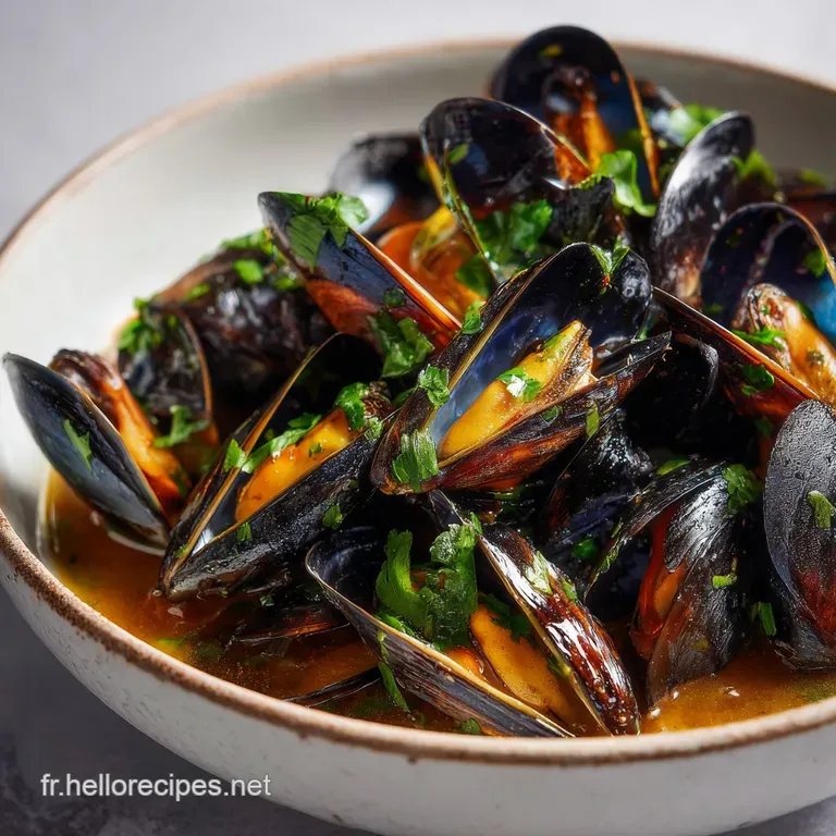 Moules &agrave; la cr&egrave;me: Sauce Cr&eacute;meuse aux &Eacute;chalotes
