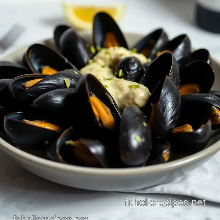 Moules Marinière à la Crème: Un Classique Revisité presentation