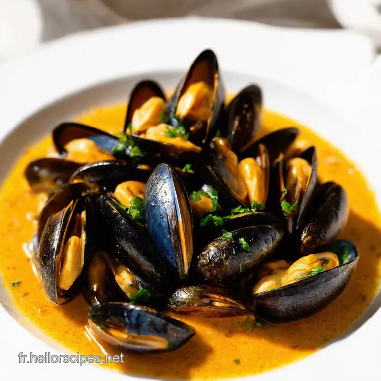 Recette pour Moule façon Bistro Moules Marinières Antoine