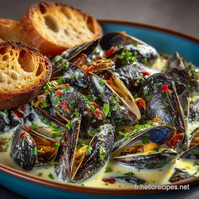 Les Moules Marinières à la Crème Recette Brasserie Facile