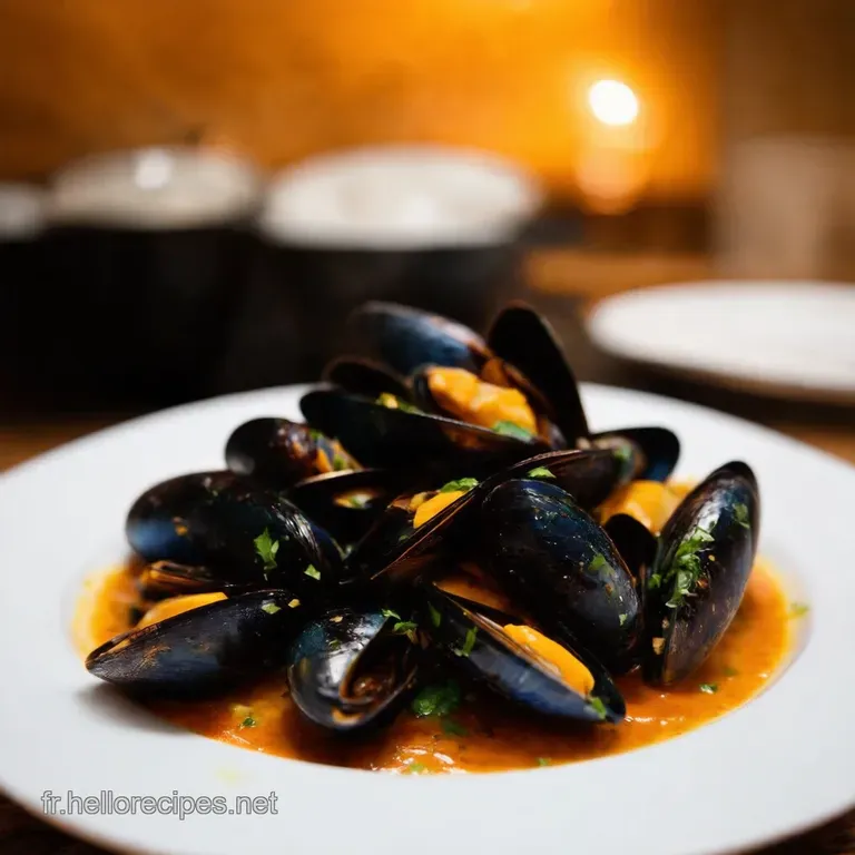 Moules Marini&egrave;res presentation