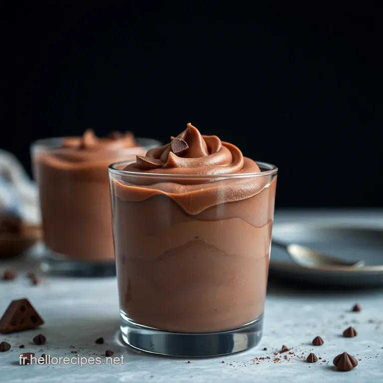 Mousse au Chocolat Classique: Un Péché Mignon Facile presentation