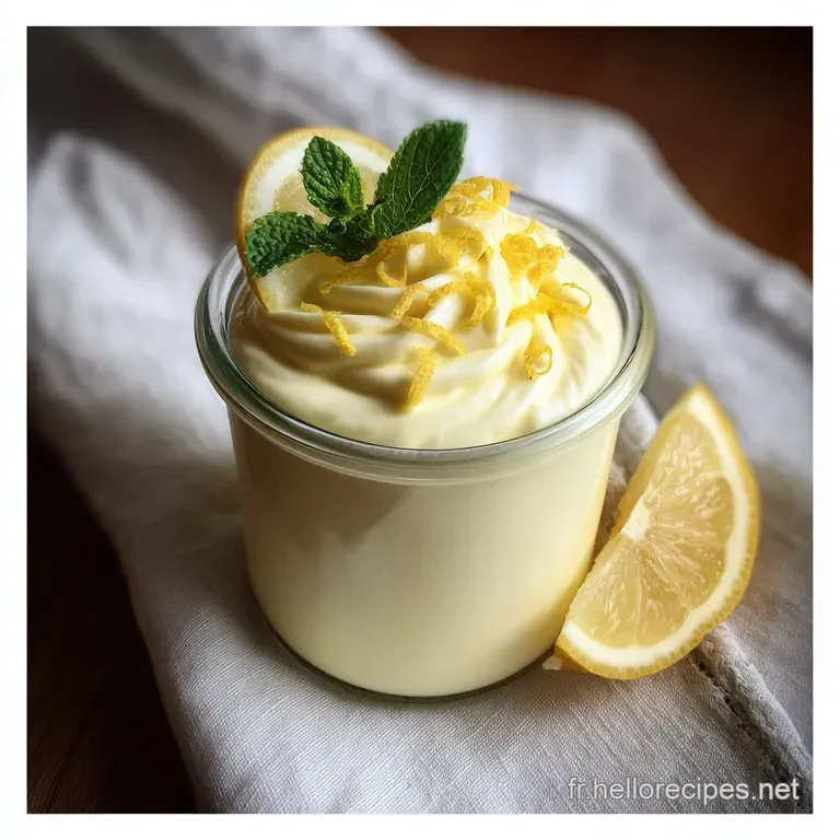Mousse Citron L&eacute;g&egrave;re Sans Cuisson