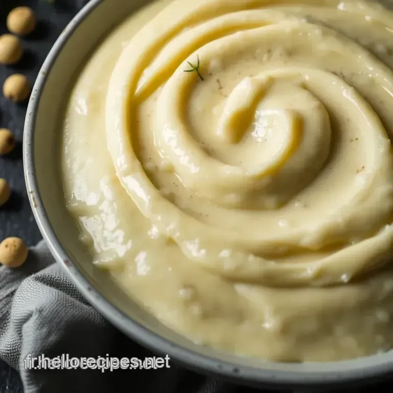 Mousseline Purée de Pommes de Terre: La Velouté des Cieux presentation