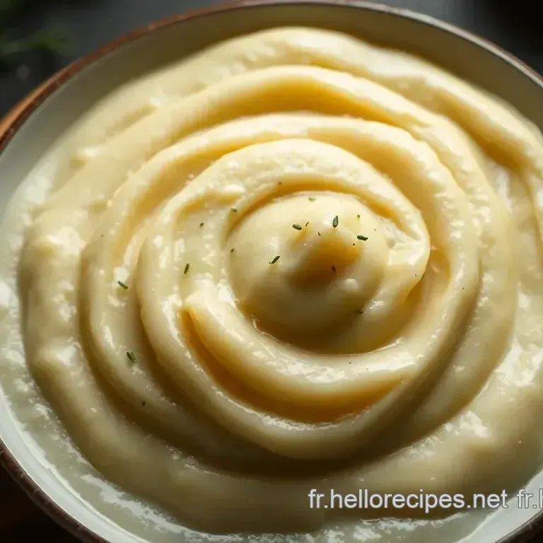 Recette Mousseline Purée de Pommes de Terre: La Velouté des Cieux