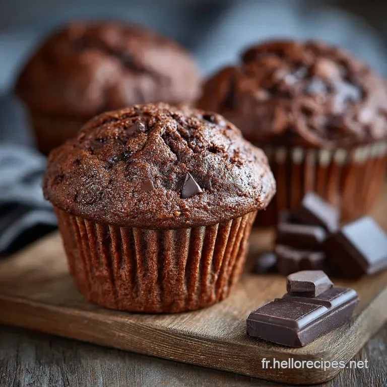 Muffins Au Chocolat : Le Secret Du Moelleux Inratable (Astuce Yaourt) presentation
