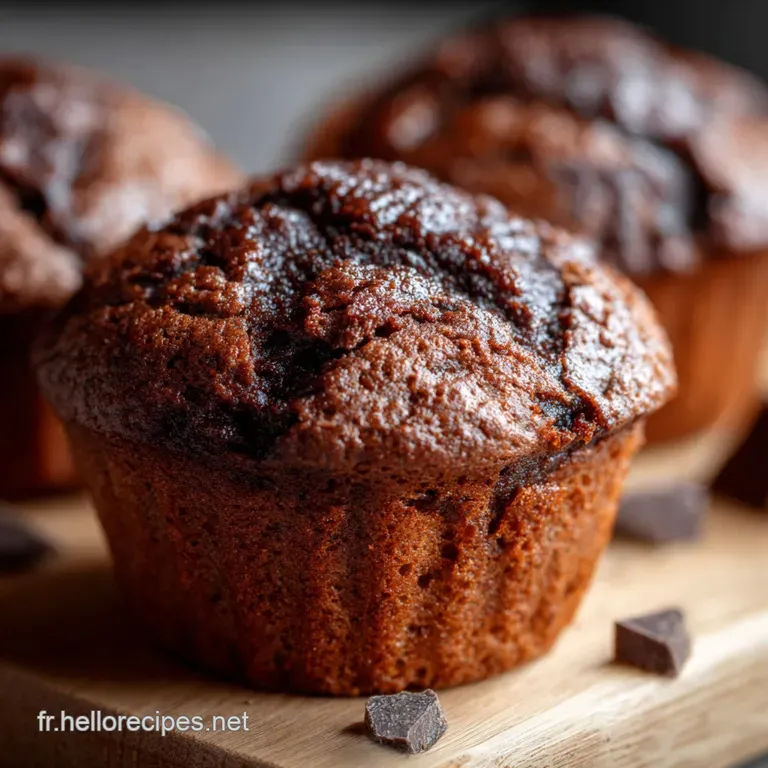 Muffins au chocolat : Le secret du moelleux inratable (Astuce yaourt)