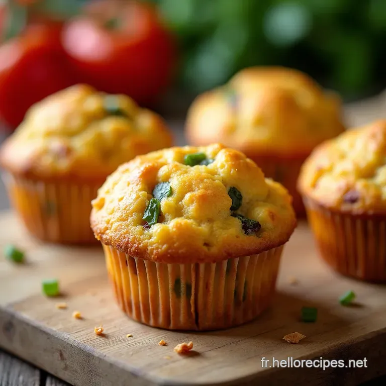 Muffins dHiver Carottes Poireaux Douceur de St M&ocirc;ret