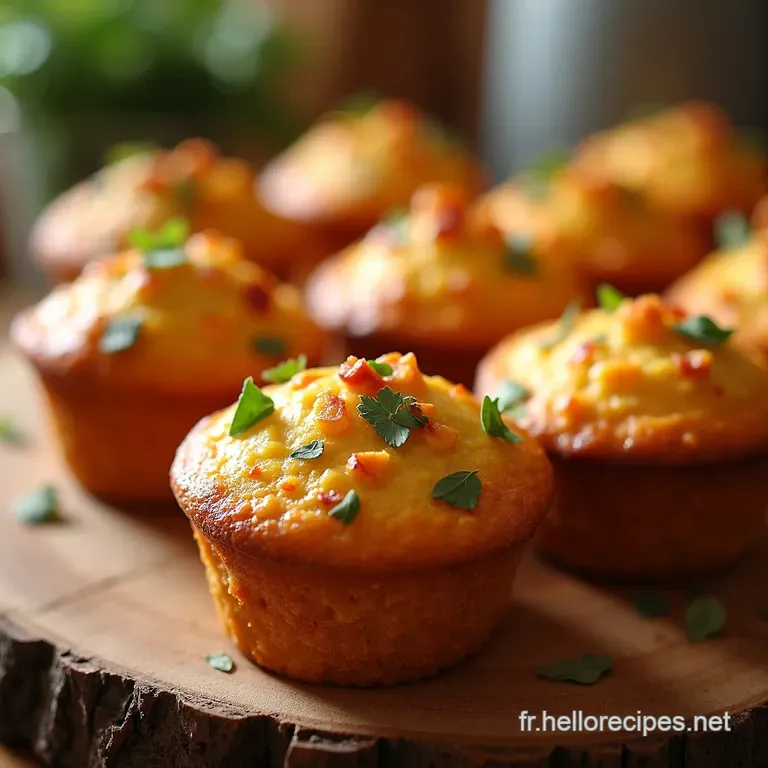 Muffins Rustiques Sol y Sombra Chorizo Fumé et Chèvre Frais presentation