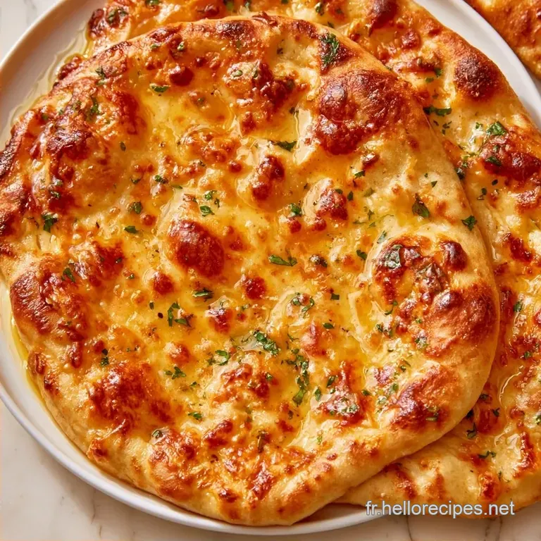 Naan au Fromage au Yaourt Grec