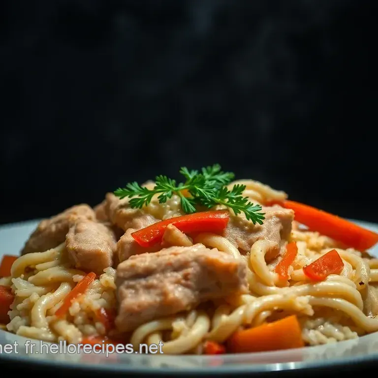 Recette Nouilles Chinoises Poulet : Un Dîner Facile et Savoureux