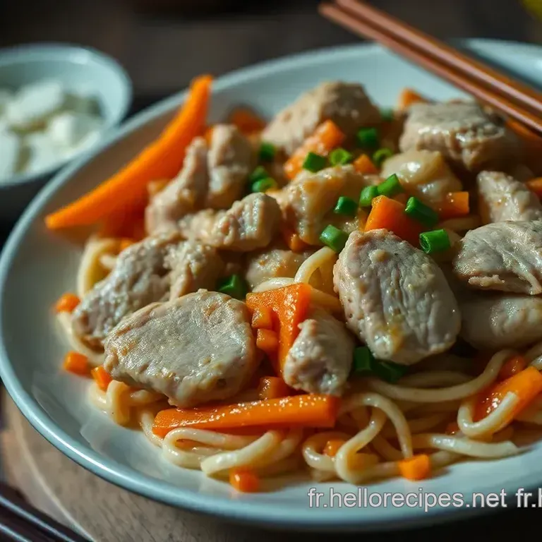 Nouilles Chinoises au Poulet : Une Recette Facile et Savoureuse