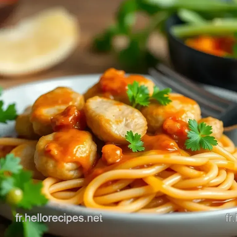 Nouilles Chinoises Poulet Sauce Soja: Mon Secret Asiatique!