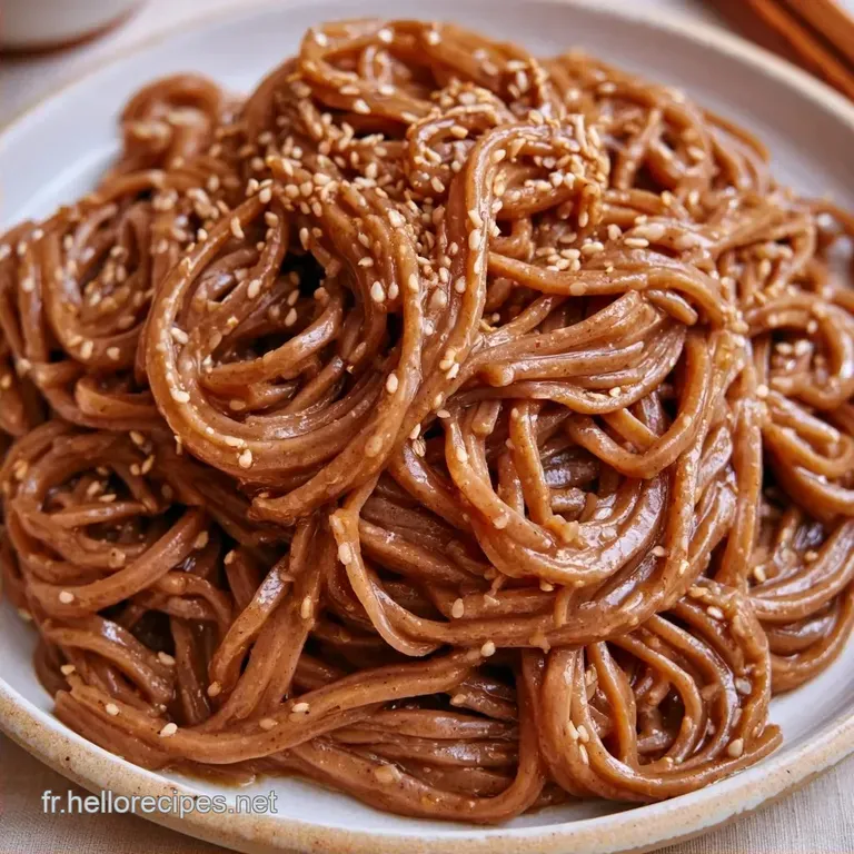 Nouilles Soba Japonaises au S&eacute;same Grill&eacute;