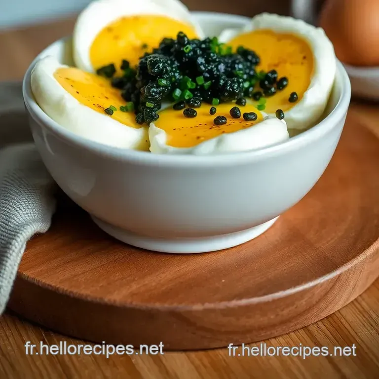 Oeufs Mimosa Gastronomique : Une Élévation Élégante de Classiques presentation