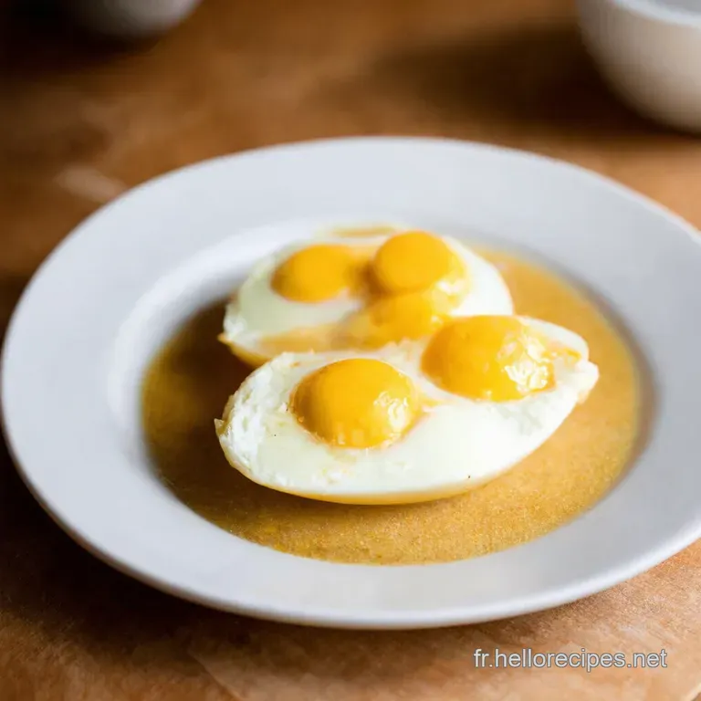 Oeufs sur le Plat: La Perfection Simplicité presentation