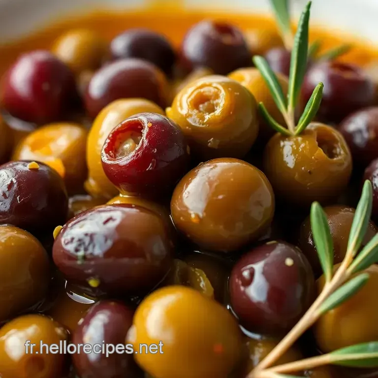 Olives Fraîches Maison: Une Saumure Inoubliable presentation
