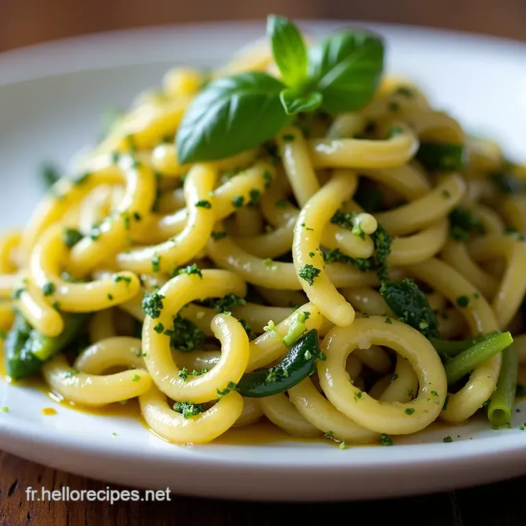 Orzo Cr&eacute;meux aux Courgettes Grill&eacute;es Pesto Maison et Cr&egrave;me de Feta Citronn&eacute;e