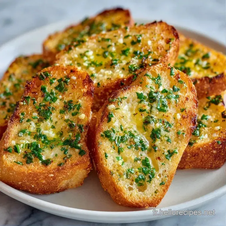 Tranches de pain grill&eacute; dispos&eacute;es sur une assiette blanche, fromage fondu filant et sauce caram&eacute;lis&eacute;e luisante.
