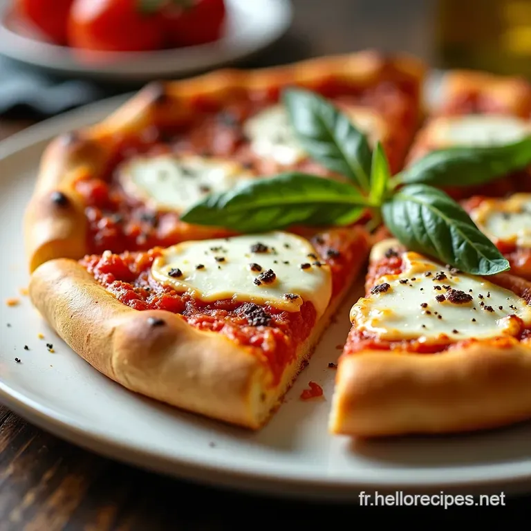 Pain &agrave; lAil Fromage Fouett&eacute; sur Pizza Croustillante