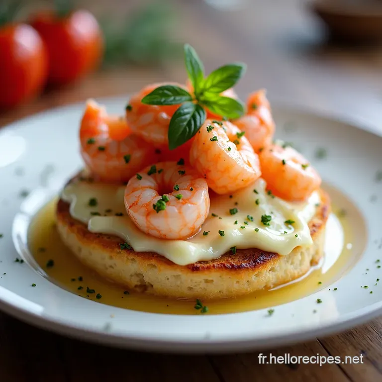 Pain &agrave; lAil Paradis Crevettes Grill&eacute;es et Fromage Coulant