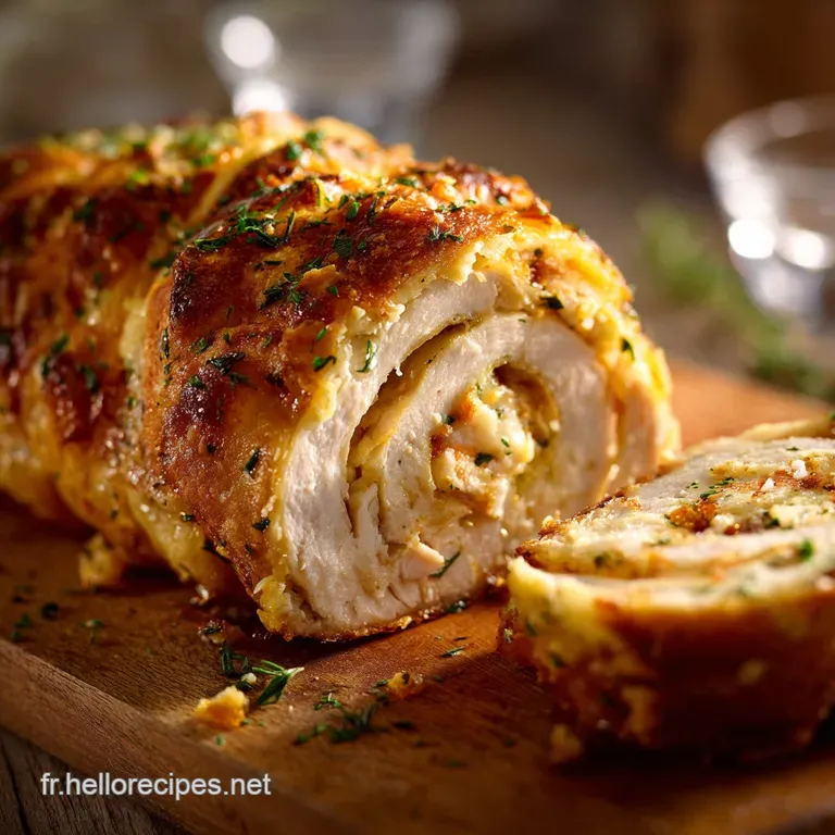 Pain au poulet et fromage : Notre recette de pain farci rustique au Comt&eacute; AOP