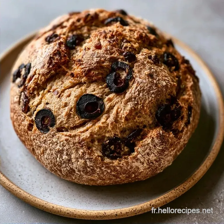 Pain Complet Aux Olives Noires: Maison