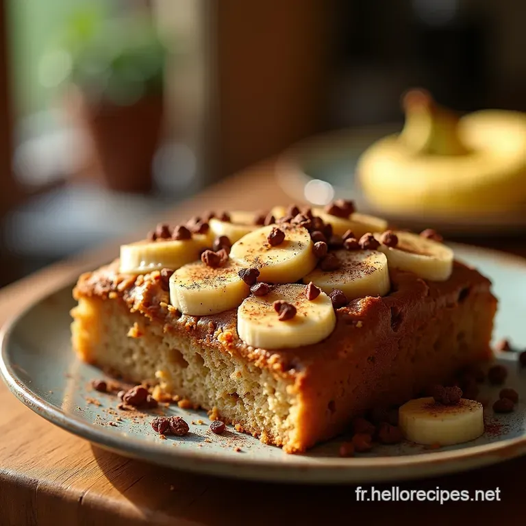 Le Meilleur Pain aux Bananes Express aux Pépites de Chocolat Moelleux Garanti Même pour les Débutants presentation