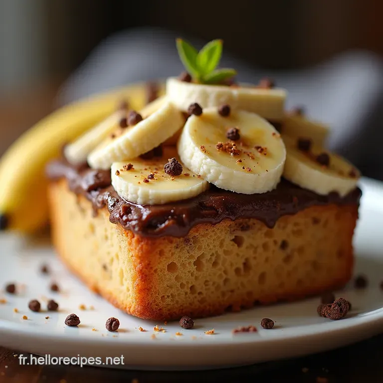Pain aux Bananes Facile aux Pépites de Chocolat Moelleux Garanti