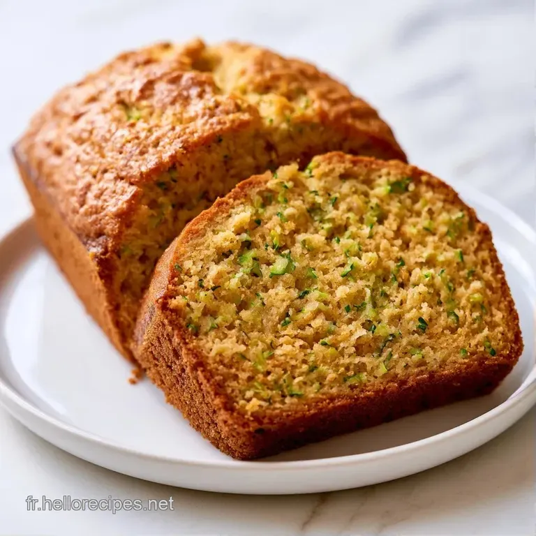 Une tranche moelleuse et a&eacute;r&eacute;e aux nuances vert p&acirc;le, pos&eacute;e sur une assiette blanche &eacute;pur&eacute;e avec une herbe fra&icirc;che.