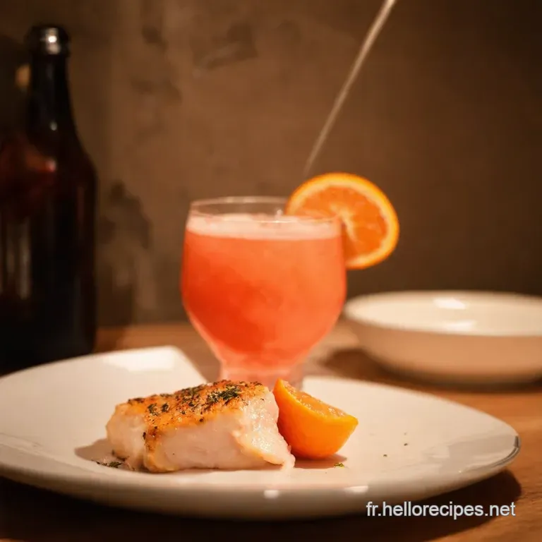 Pamplemousse P&eacute;tillant a Refreshing Grapefruit Spritzer presentation