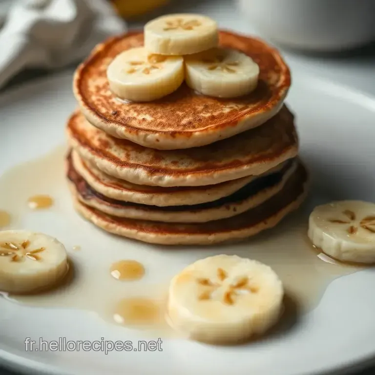 Pancakes à la Banane Parfaits : Douceur et Nutritifs presentation
