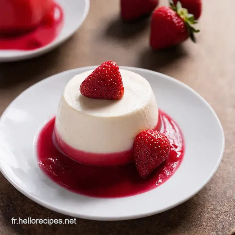 Panna Cotta CocoFraise Un Printemps en Bouche