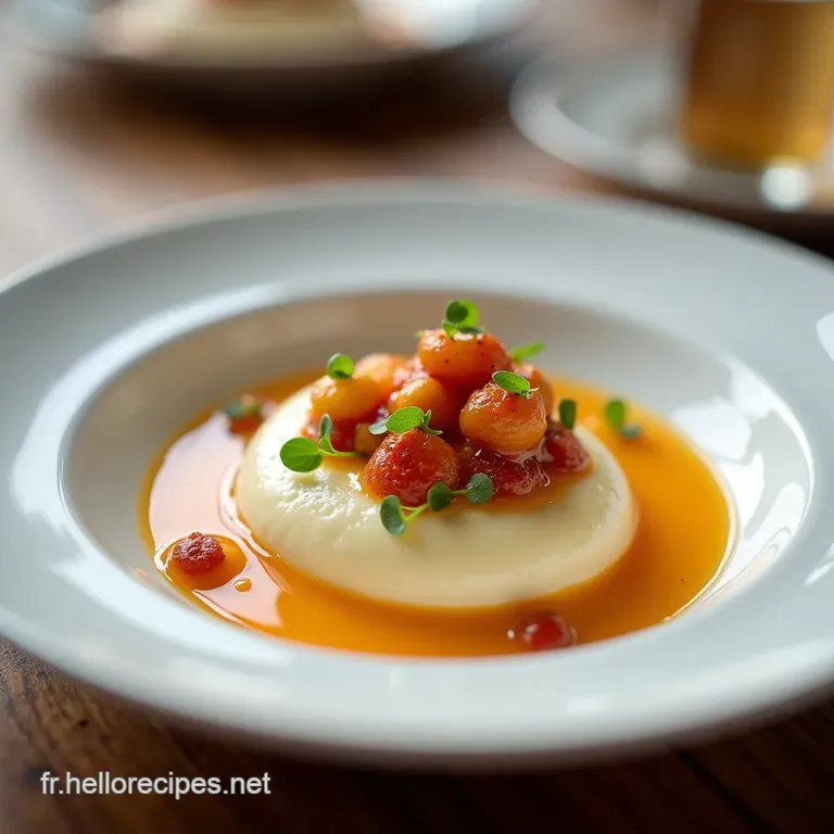 Panna Cotta au Foie Gras et Confit dOignon Recette Festive