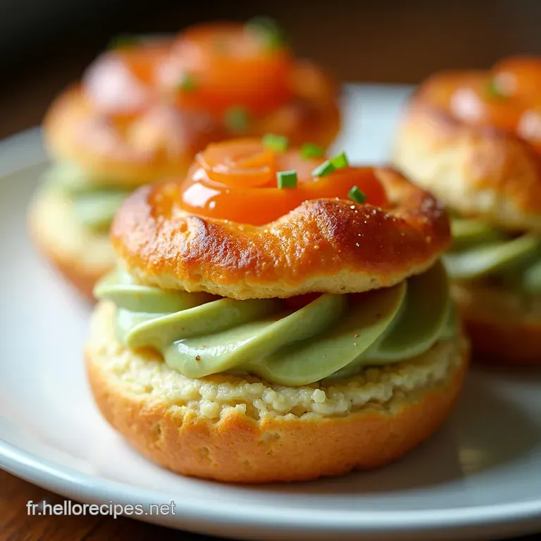 Recette ParisBrest Salé au Saumon et Avocat Facile