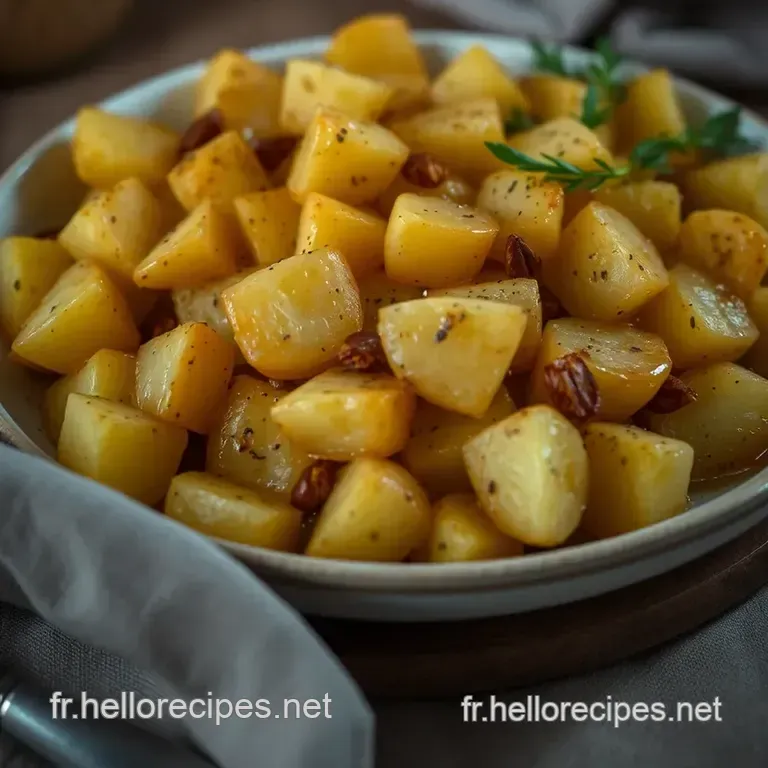 Patates Douces Rôties aux Épices et Miel presentation