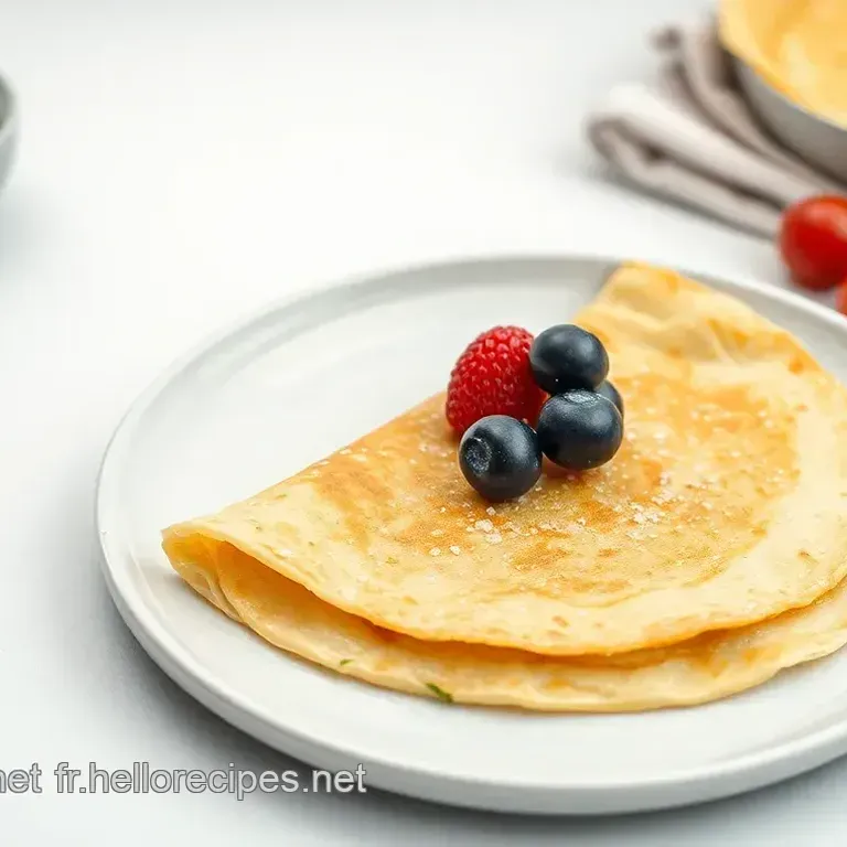 Pâte à Crêpe Salée