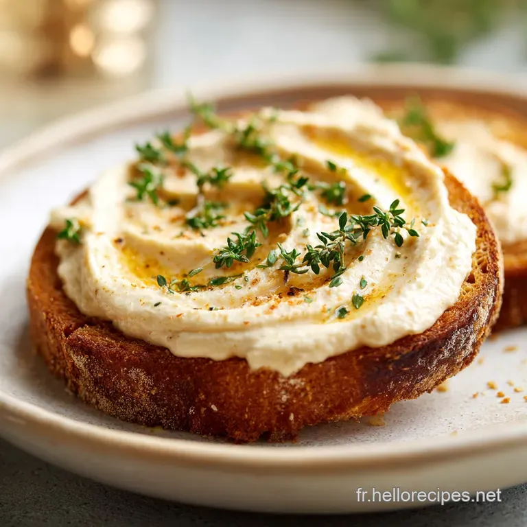 Silky chocolate hazelnut spread drizzled on a toasted slice of brioche, a dusting of cocoa powder, creating a tempting bre...