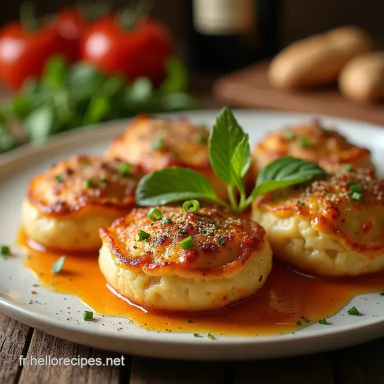 P&acirc;tes Cr&eacute;meuses Au Poulet &Agrave; Litalienne presentation
