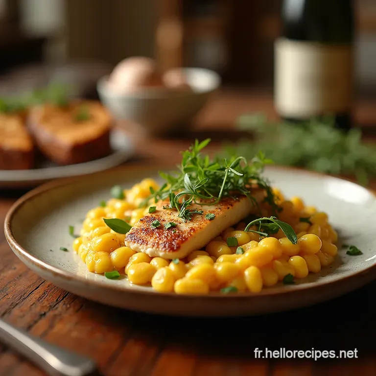 Paule dAgneau ConfiTe Lentement LÉpaule Fondante aux Herbes de Provence et Ail Doux presentation