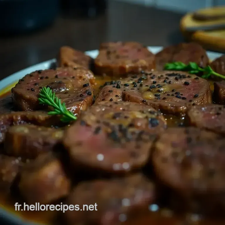 Pavé de Rumsteak à la Parisienne – Délicieux et Savoureux presentation