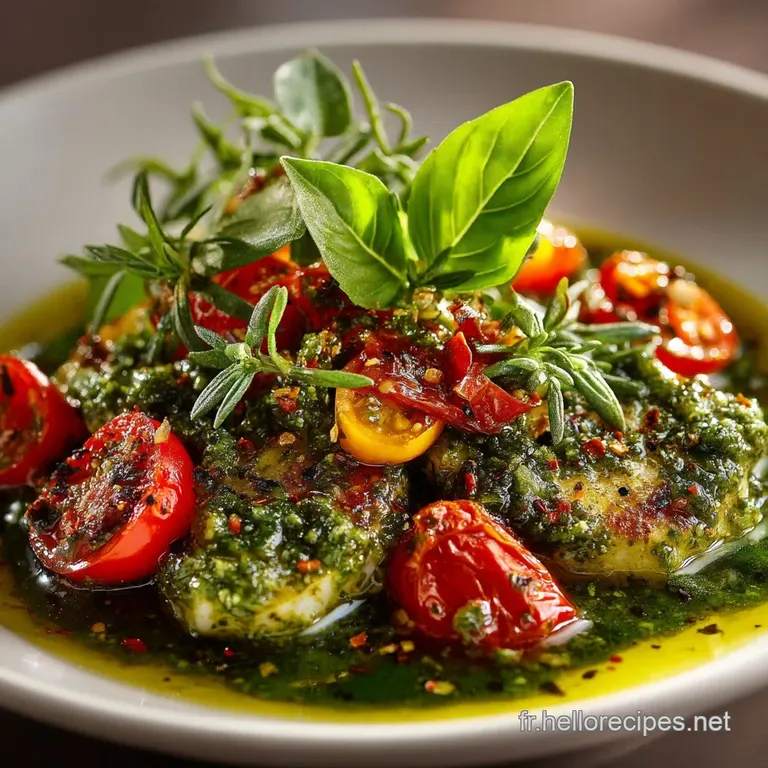 LOr Vert du Printemps Le Pesto Authentique et Vibrant de Ligurie presentation