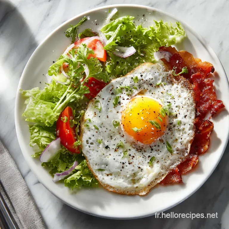 Elegant breakfast plate featuring creamy yellow eggs, bright green avocado, and toasted whole-wheat bread, ready to be sav...