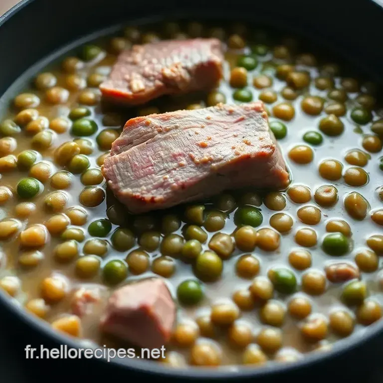 Petit Salé aux Lentilles presentation