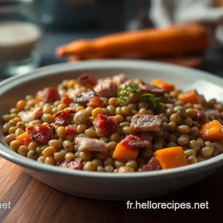 Petit Salé aux Lentilles – Un Classique Réconfortant