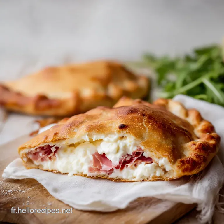 Pizza Couverte Calzone Classique : Le D&eacute;lice Pli&eacute; presentation