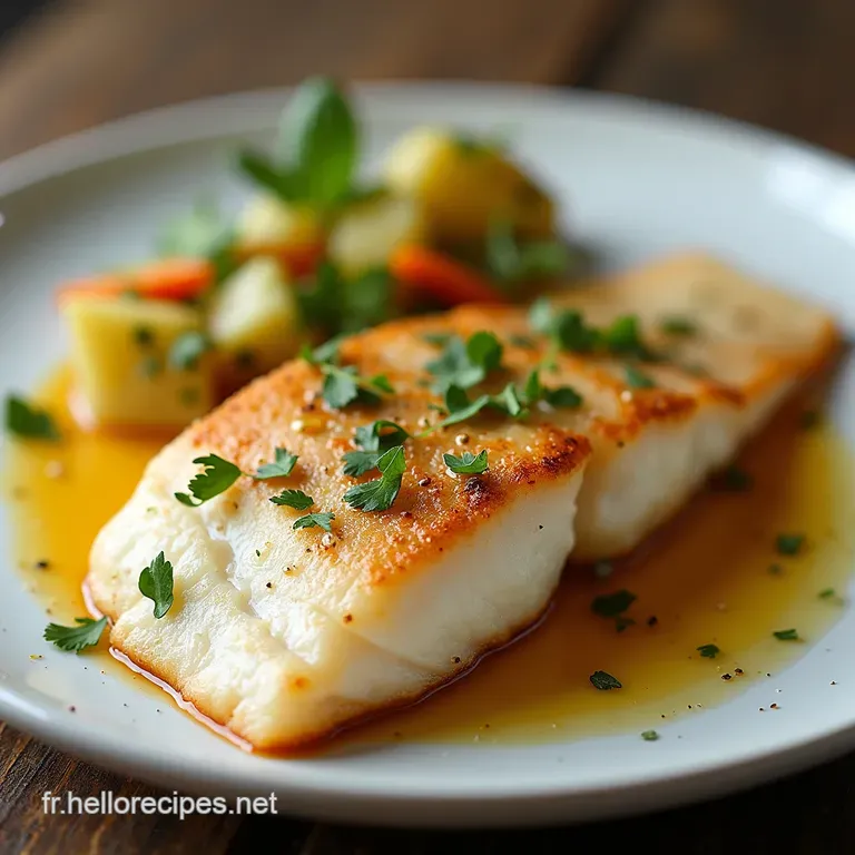Filets de Poisson Blanc Rôtis à la Provençale Simplicité et Fraîcheur du Sud