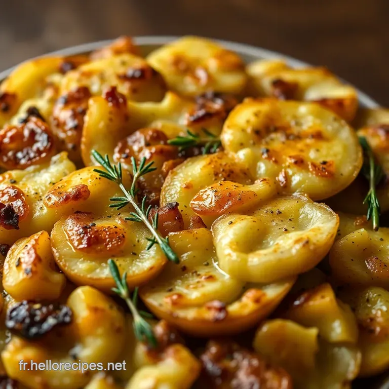 Pommes de Terre au Four Gratinées: Un Délice Français!